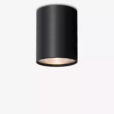 Mawa Wittenberg 4.0 Deckenleuchte LED zylindrisch - IP54, schwarz matt - 12 günstig online kaufen