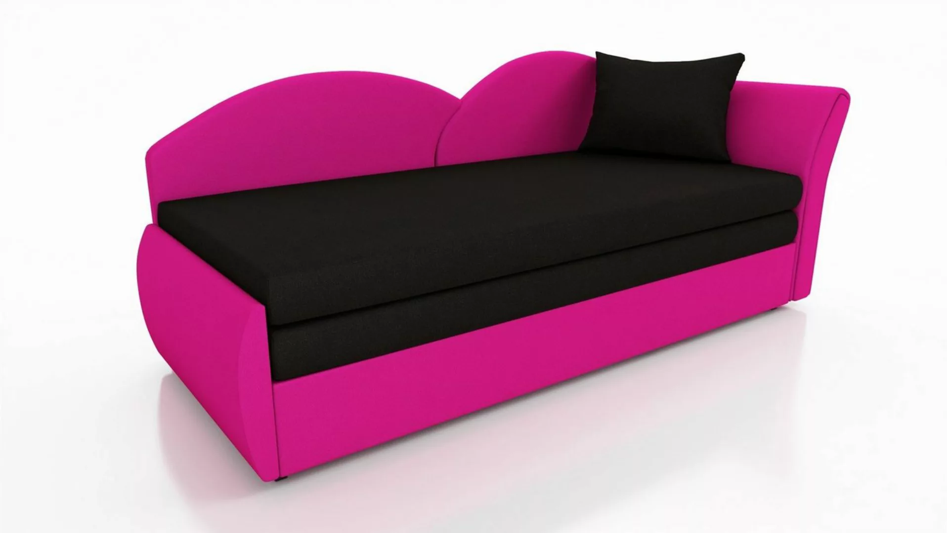 Fun Möbel Schlafsofa Sofa ALINA Links oder Rechts inklusive Bettkasten Stof günstig online kaufen