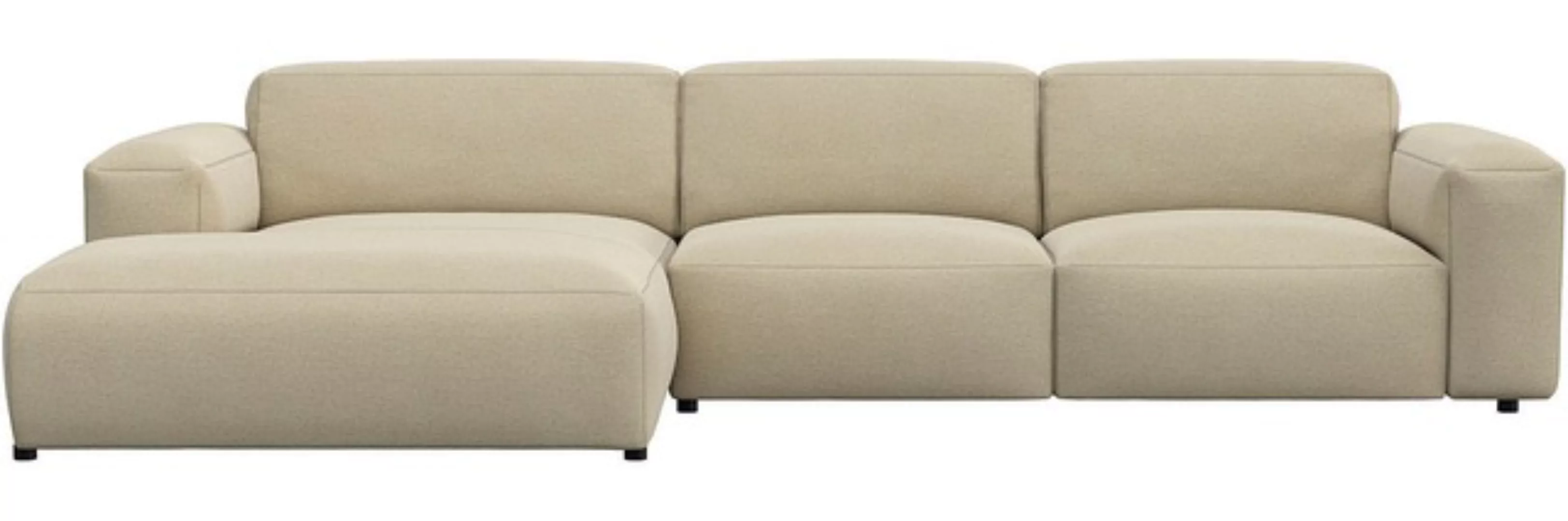 FLEXLUX Ecksofa »Lucera bequem und komfortabel durch hochwertigen Sitzaufba günstig online kaufen