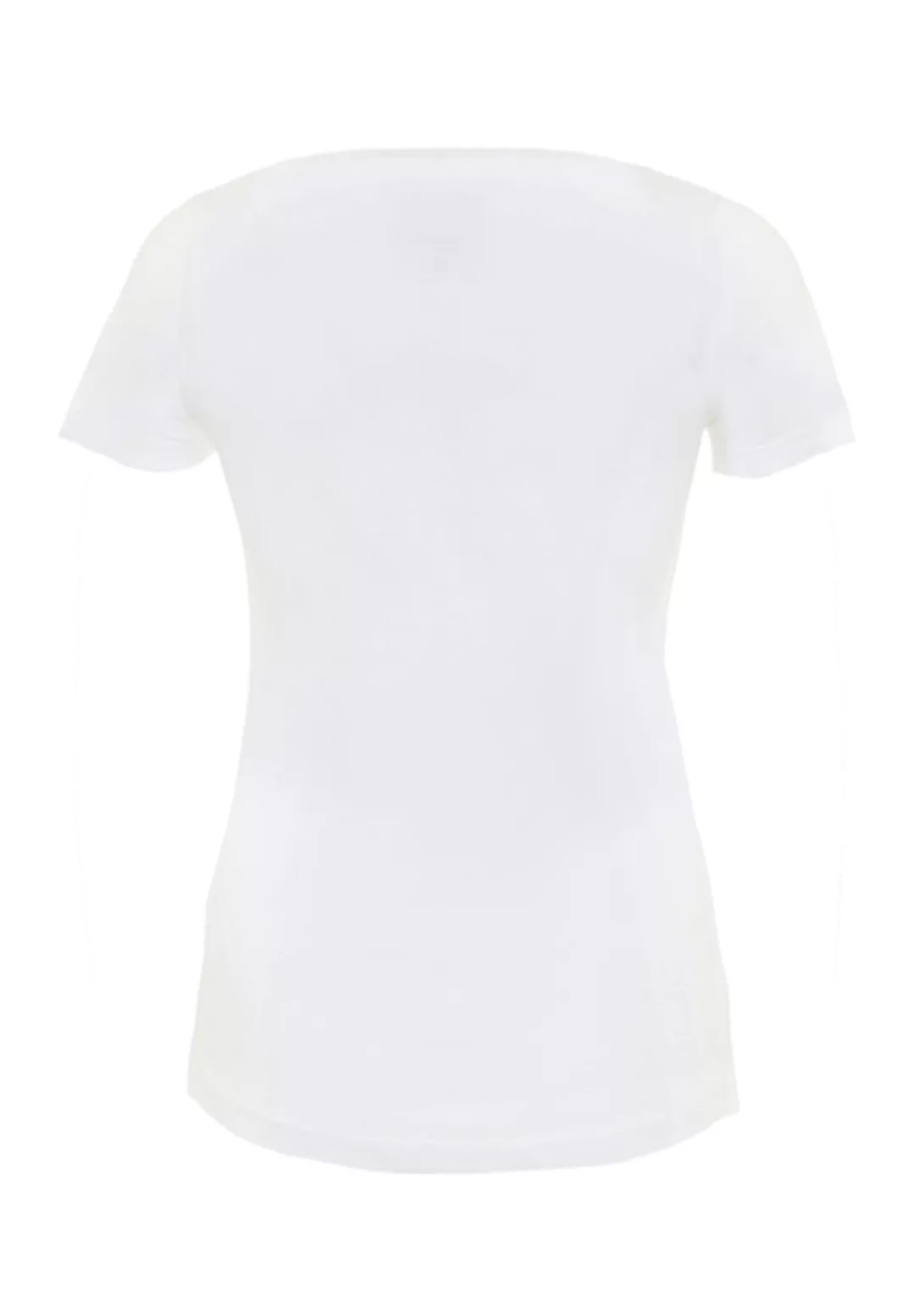 T-shirt V-ausschnitt Aus Biobaumwolle: Ally günstig online kaufen