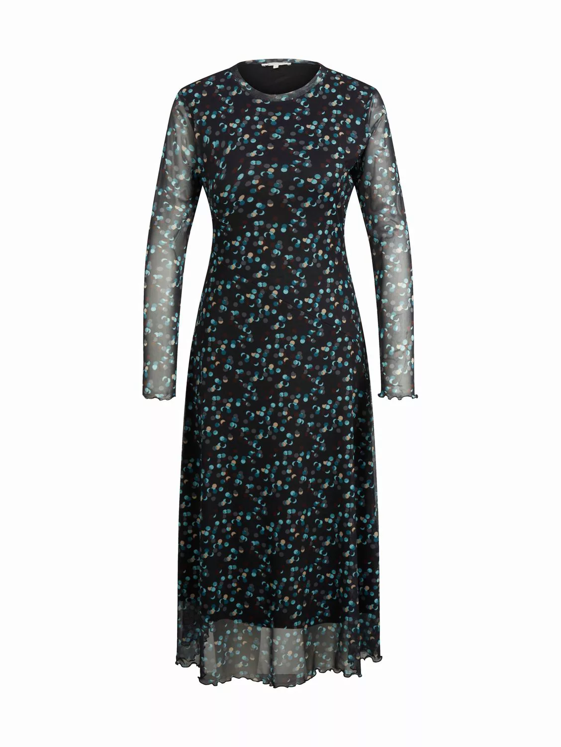 Tom Tailor Denim Damen Kleid MESH PRINTED günstig online kaufen