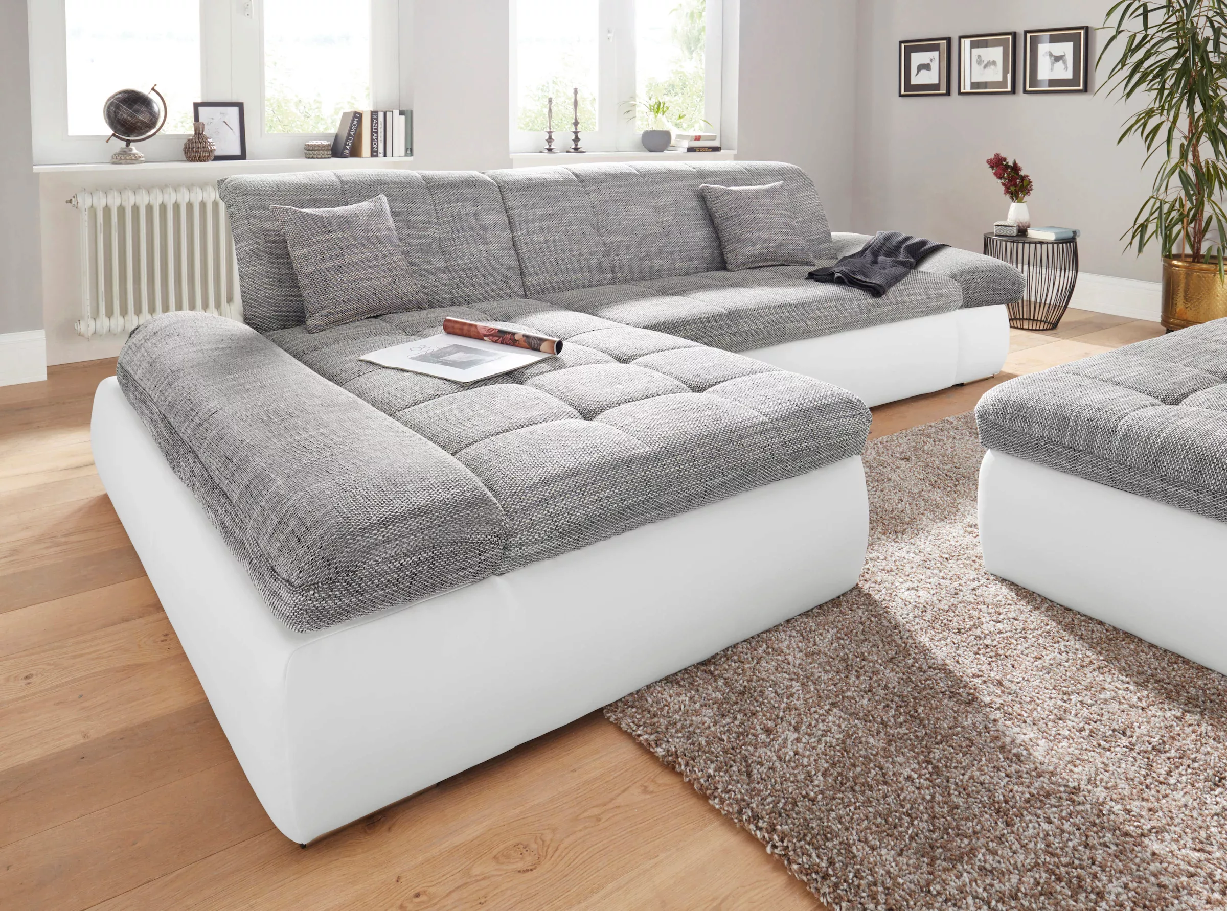 DOMO collection Ecksofa Moric Luxus - B/T/H 300/172/80 cm, XXL-Format, L-Fo günstig online kaufen