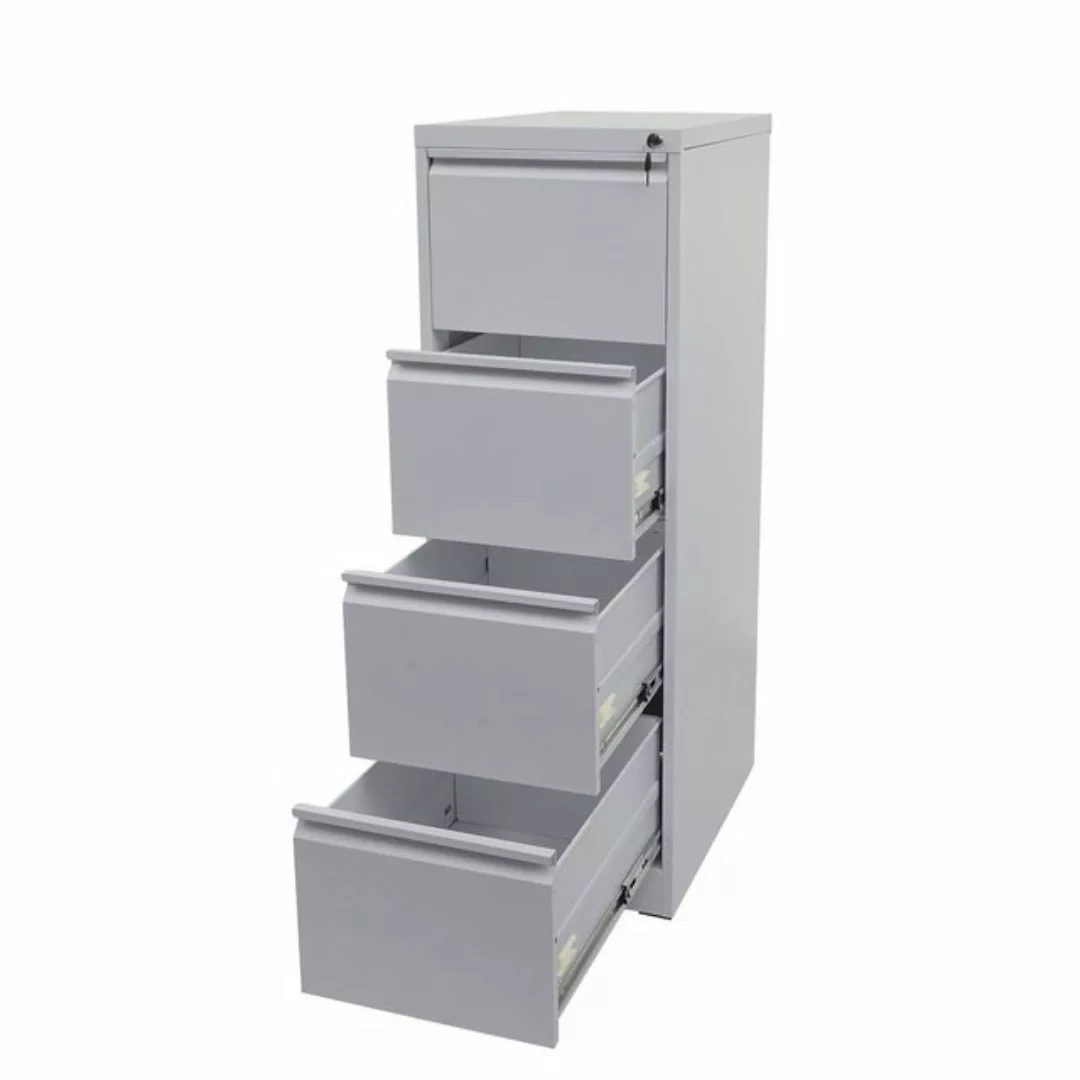 MCW Aktenschrank MCW-H16 Abschließbar, 4x Schublade, 4x Schubladen mit Voll günstig online kaufen