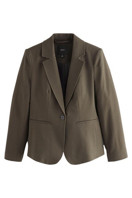 Next Jackenblazer Tailored Fit einreihiger Blazer mit Wolle (1-tlg) günstig online kaufen