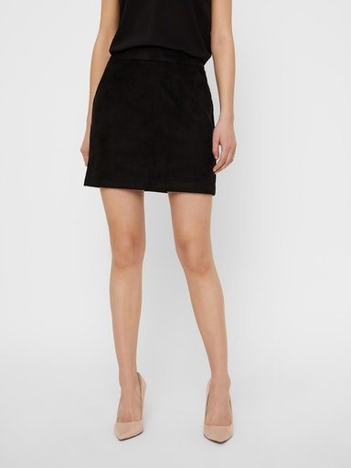 Vero Moda Lederimitatrock "VMDONNADINA FAUXSUEDE SHORT SKIRT" günstig online kaufen