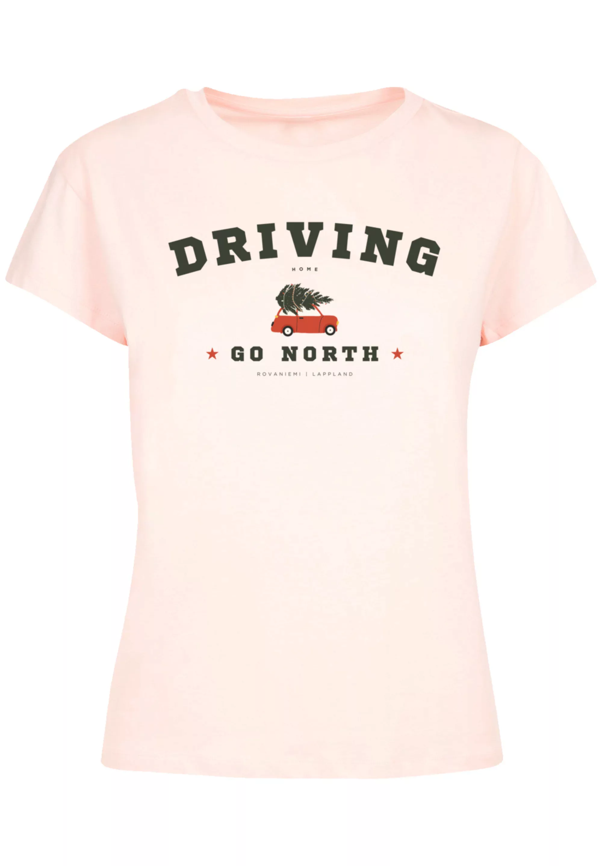 F4NT4STIC T-Shirt "Driving Home Weihnachten", Weihnachten, Geschenk, Logo günstig online kaufen