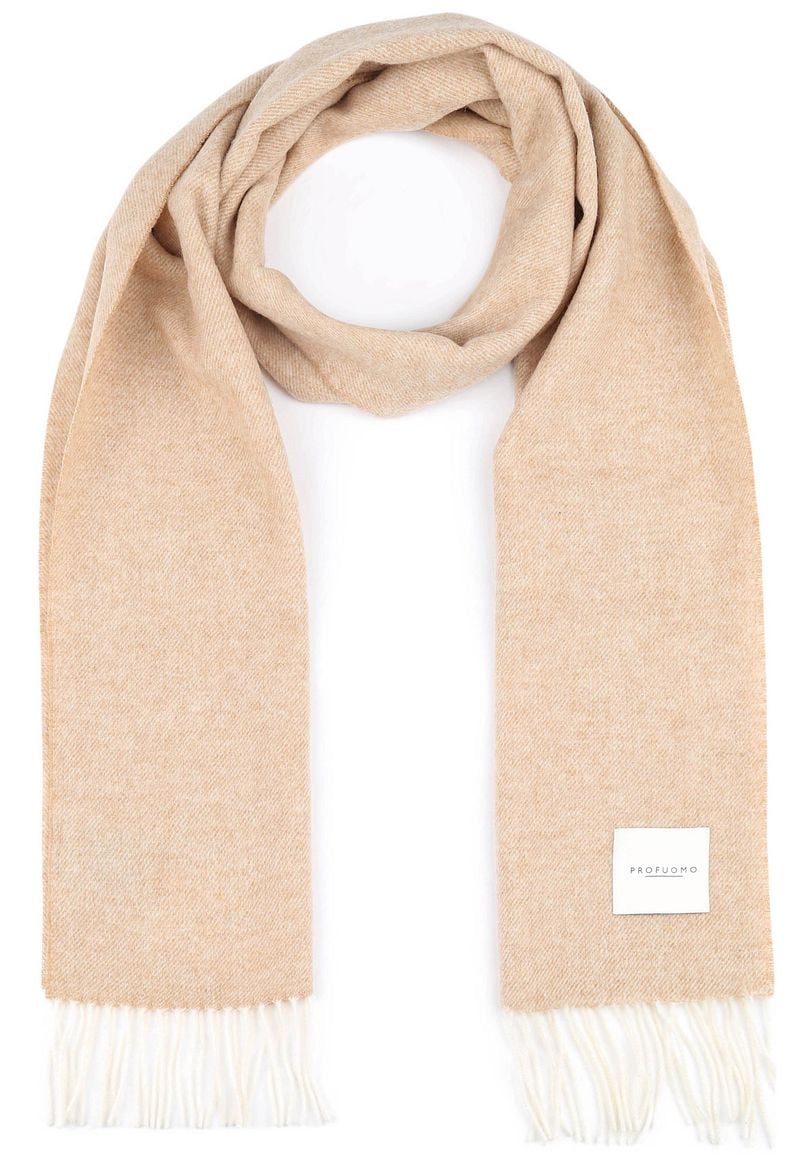 Profuomo Schal Lammwolle Hellbeige - günstig online kaufen