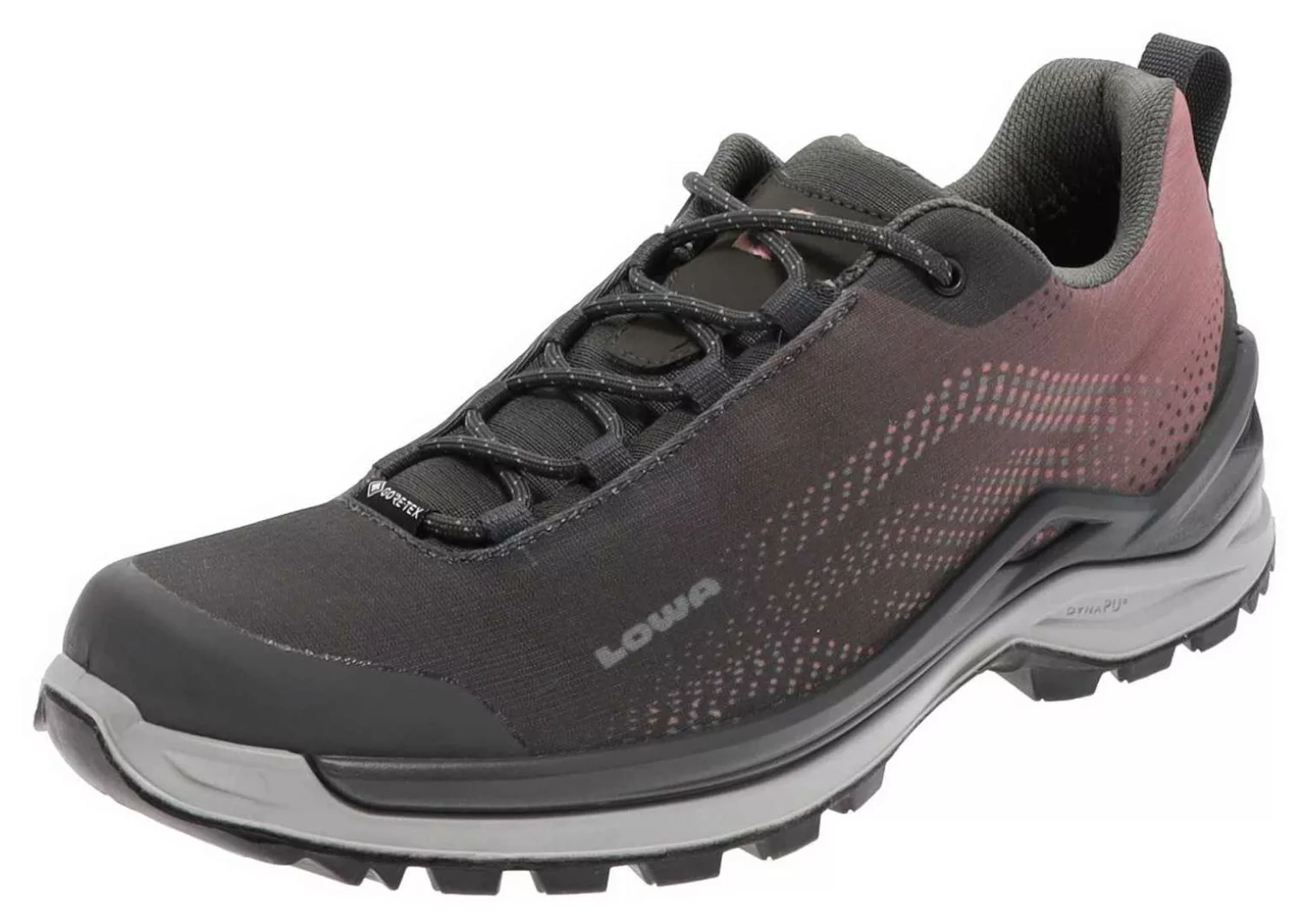 Lowa ZIRROX GTX LO Ws Anthrazit Altrosa Damen Wanderschuh günstig online kaufen