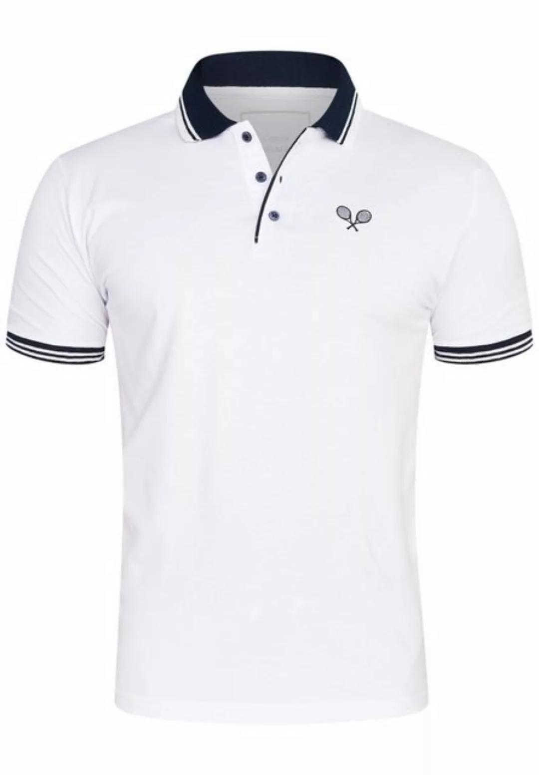 Rello & Reese Poloshirt RRSEDONA Herren Kurzarm Polo-Hemd T-Shirt in Piqué- günstig online kaufen