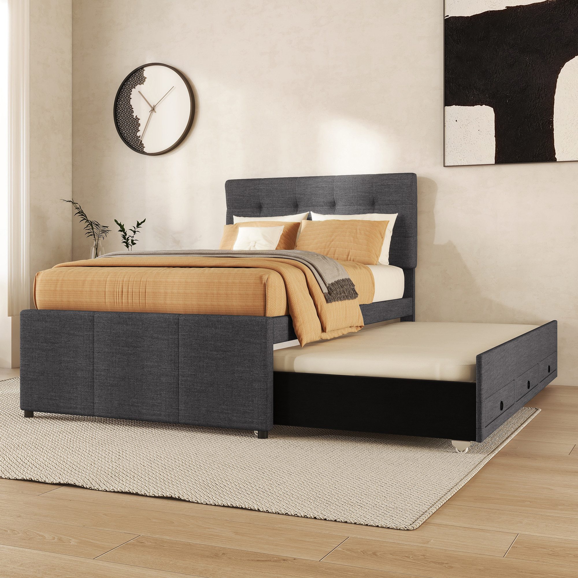 STILVORA Polsterbett 90x200 mit matratze und günstig online kaufen