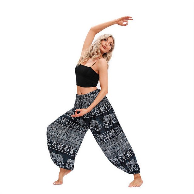 YRIIOMO Loungepants Frühling/Sommer, Übergröße, lockere Freizeithose günstig online kaufen