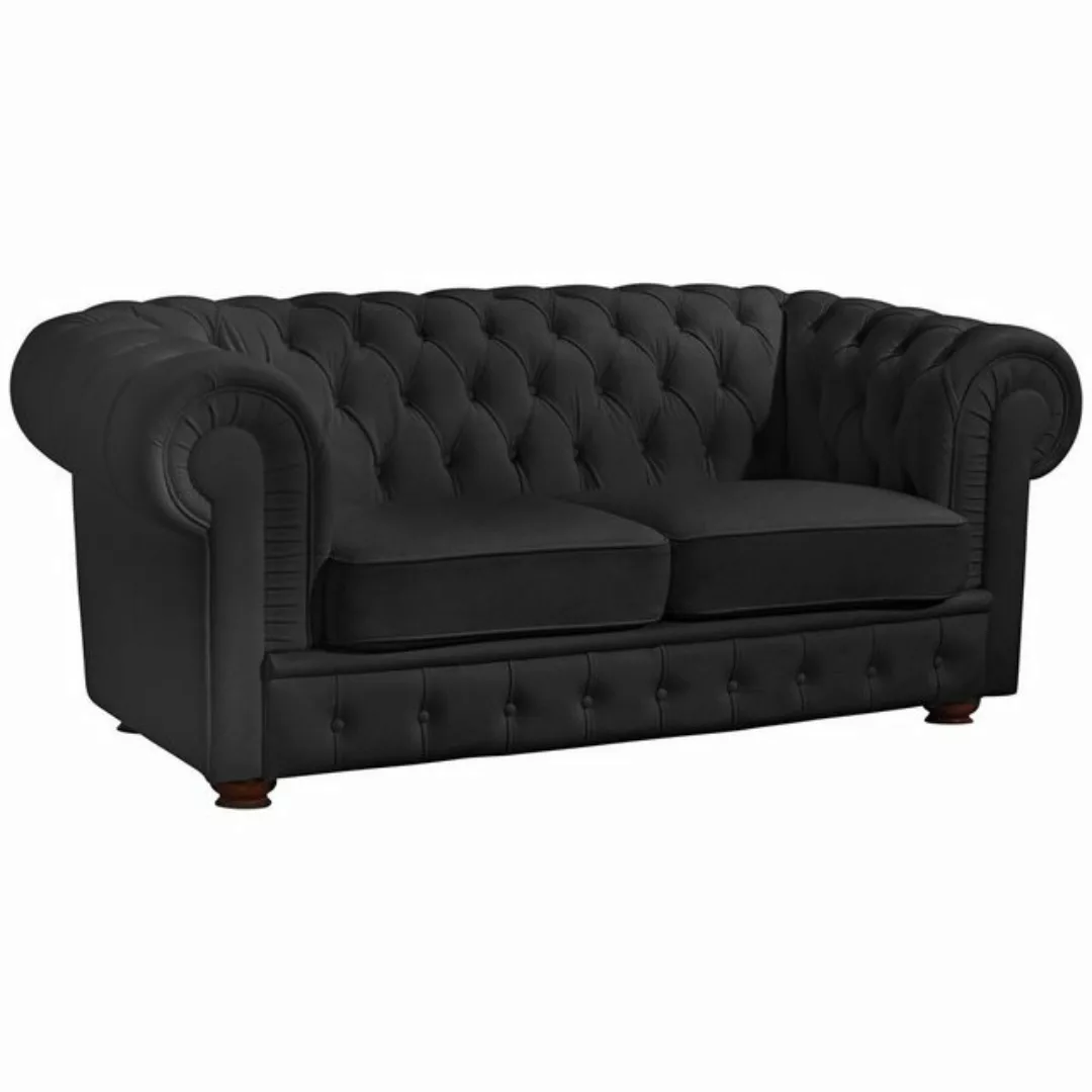 58 aufm Kessel Sofa Sofa 2-Sitzer Kalea Bezug Kunstleder Buche nussbau, Spa günstig online kaufen