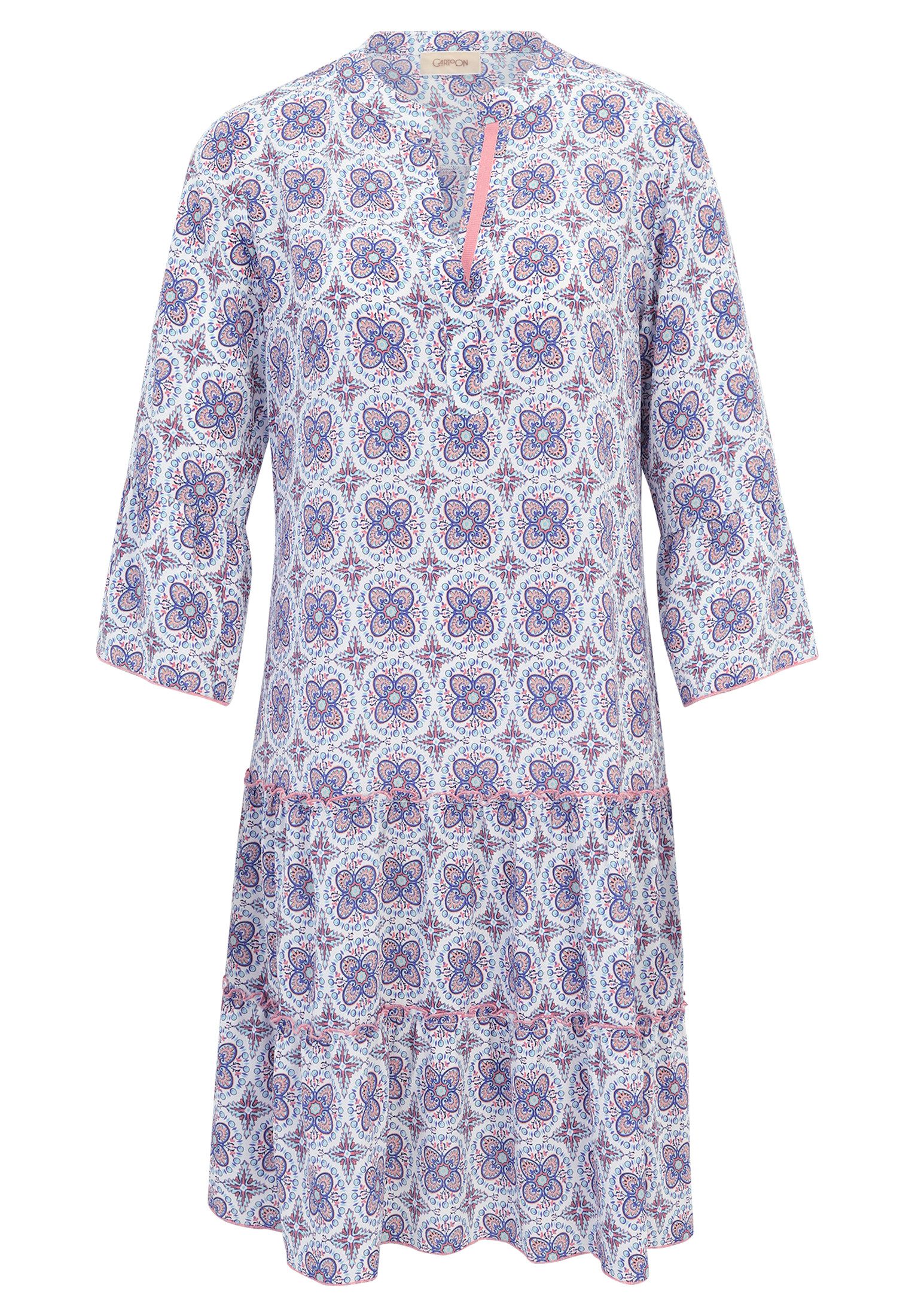Cartoon Druckkleid Cartoon Damen Sommerkleid Casual-Kleid günstig online kaufen