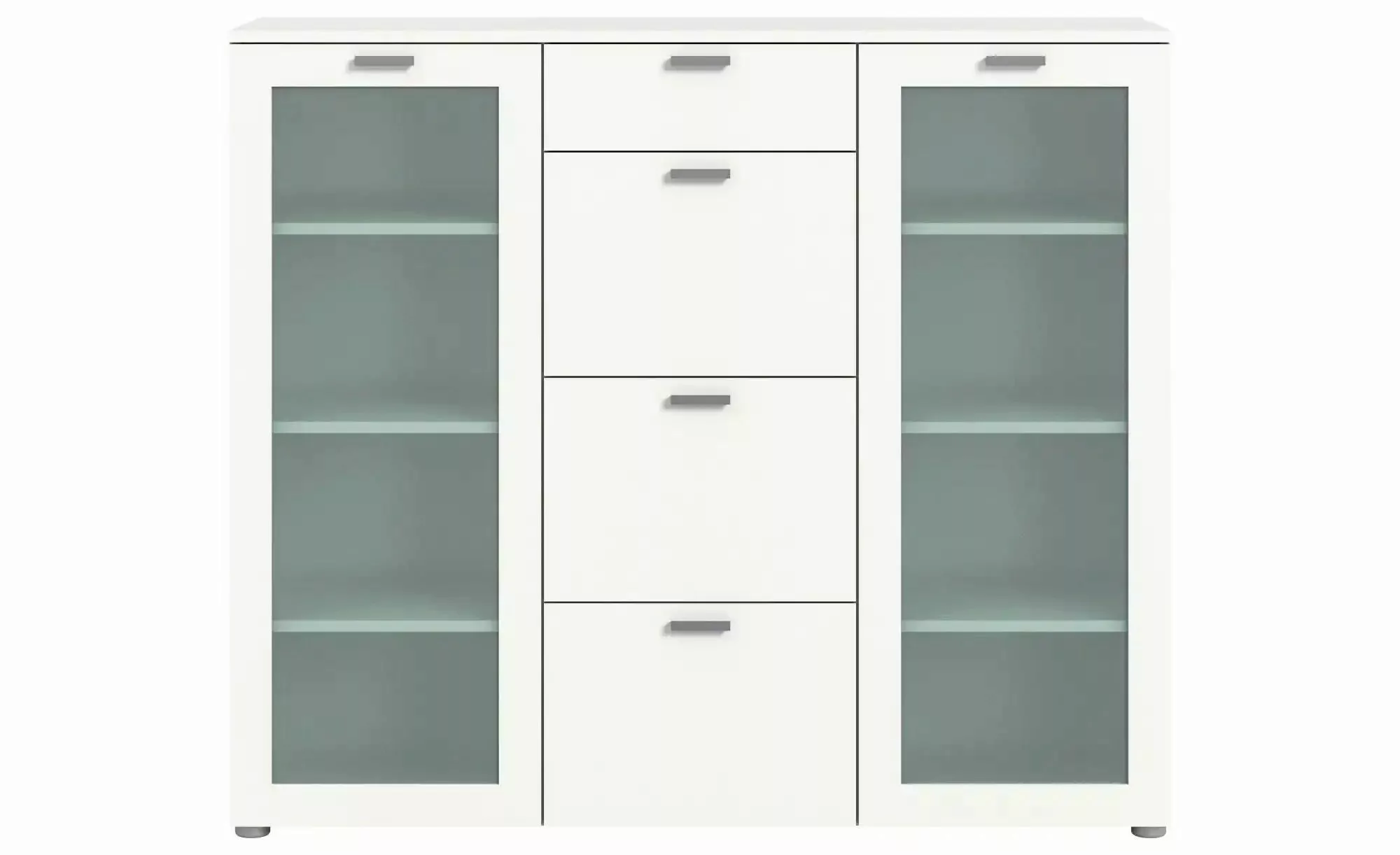 Sideboard ¦ weiß ¦ Maße (cm): B: 135 H: 115 Kommoden & Sideboards > Sideboa günstig online kaufen