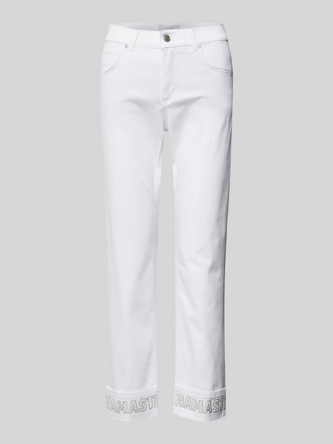 ANGELS Slim-fit-Jeans CICI CROP WORD white günstig online kaufen