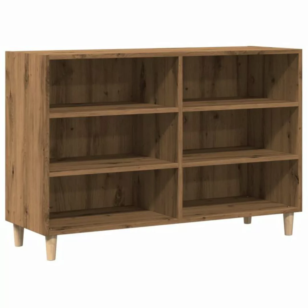 vidaXL Fächerschrank Sideboard Artisan-Eiche 103,5x35x70 cm Holzwerkstoff ( günstig online kaufen