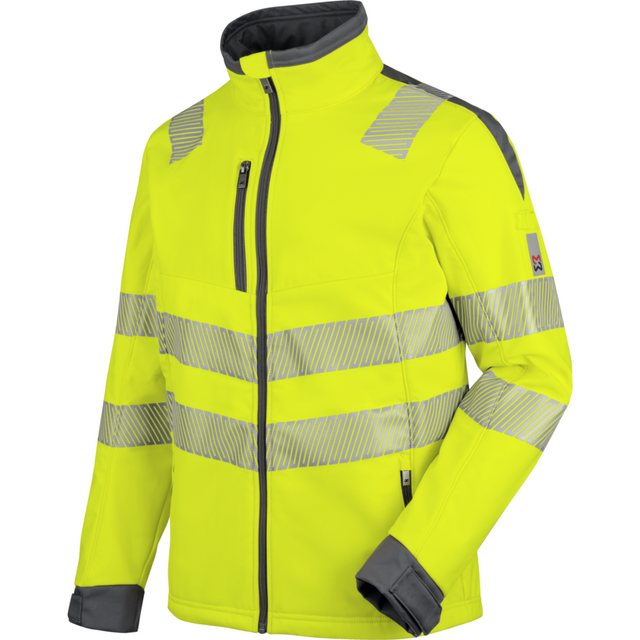 Würth MODYF Softshelljacke Neon Warnschutz EN 20471 Wetterfeste HI-VIS Soft günstig online kaufen