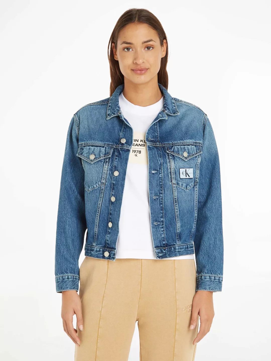 Calvin Klein Jeans Jeansjacke "REGULAR ARCHIVE JACKET" günstig online kaufen