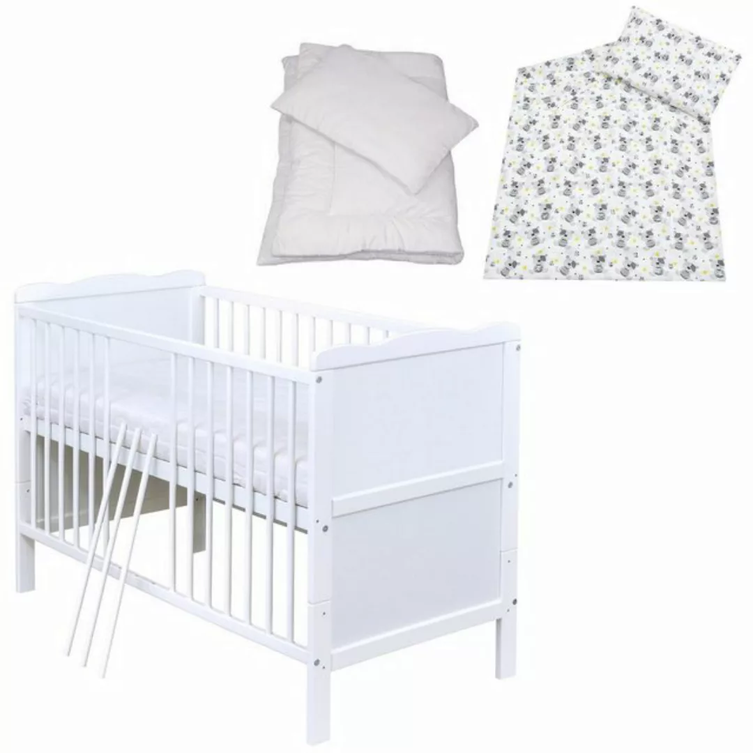 Baby-Delux Komplettbett Babybett Max Komplettset, 8-tlg., Kinderbett 60x120 günstig online kaufen