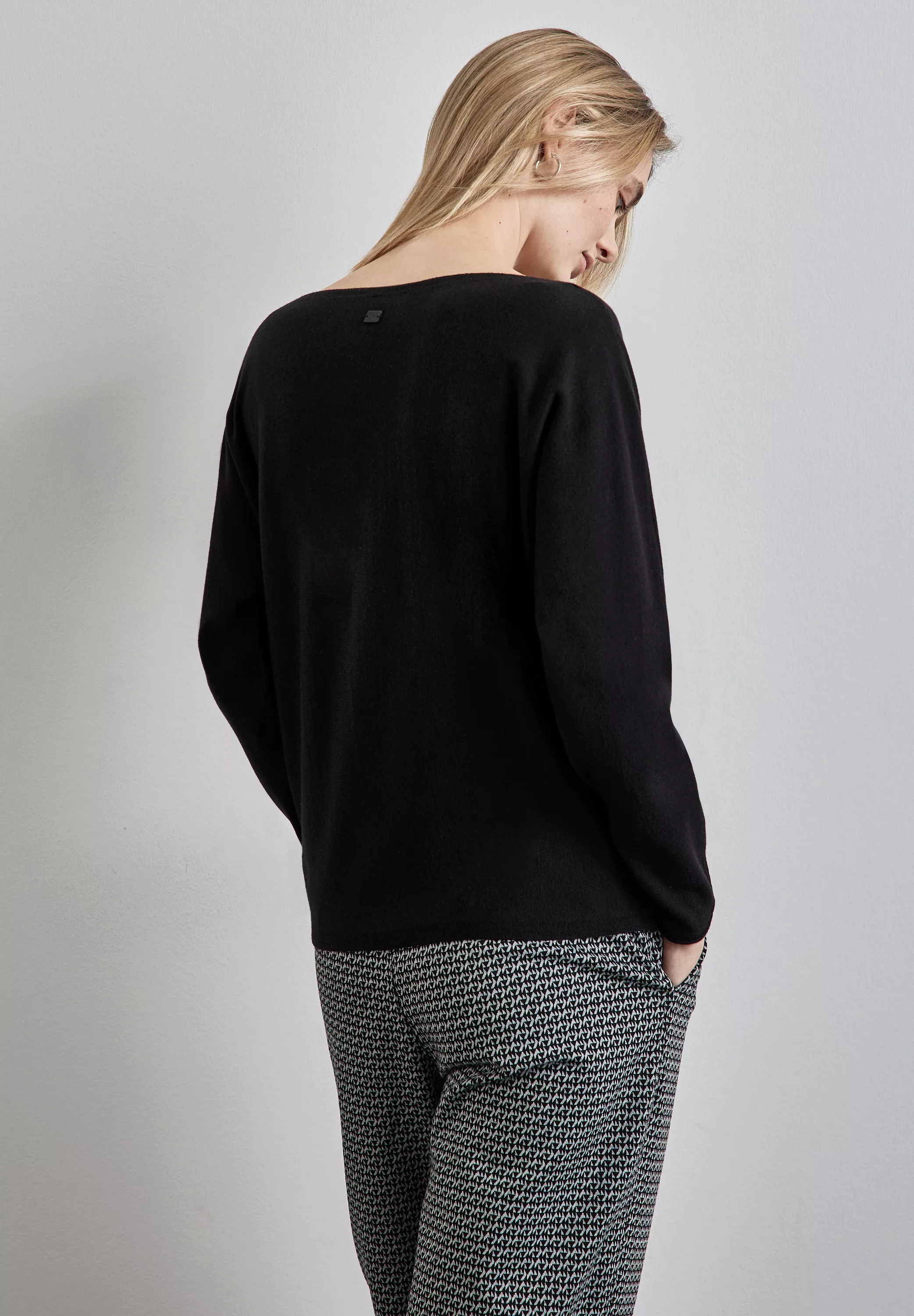 STREET ONE Strickpullover im Dolman-Stil, mit U-Boot-Ausschnitt günstig online kaufen