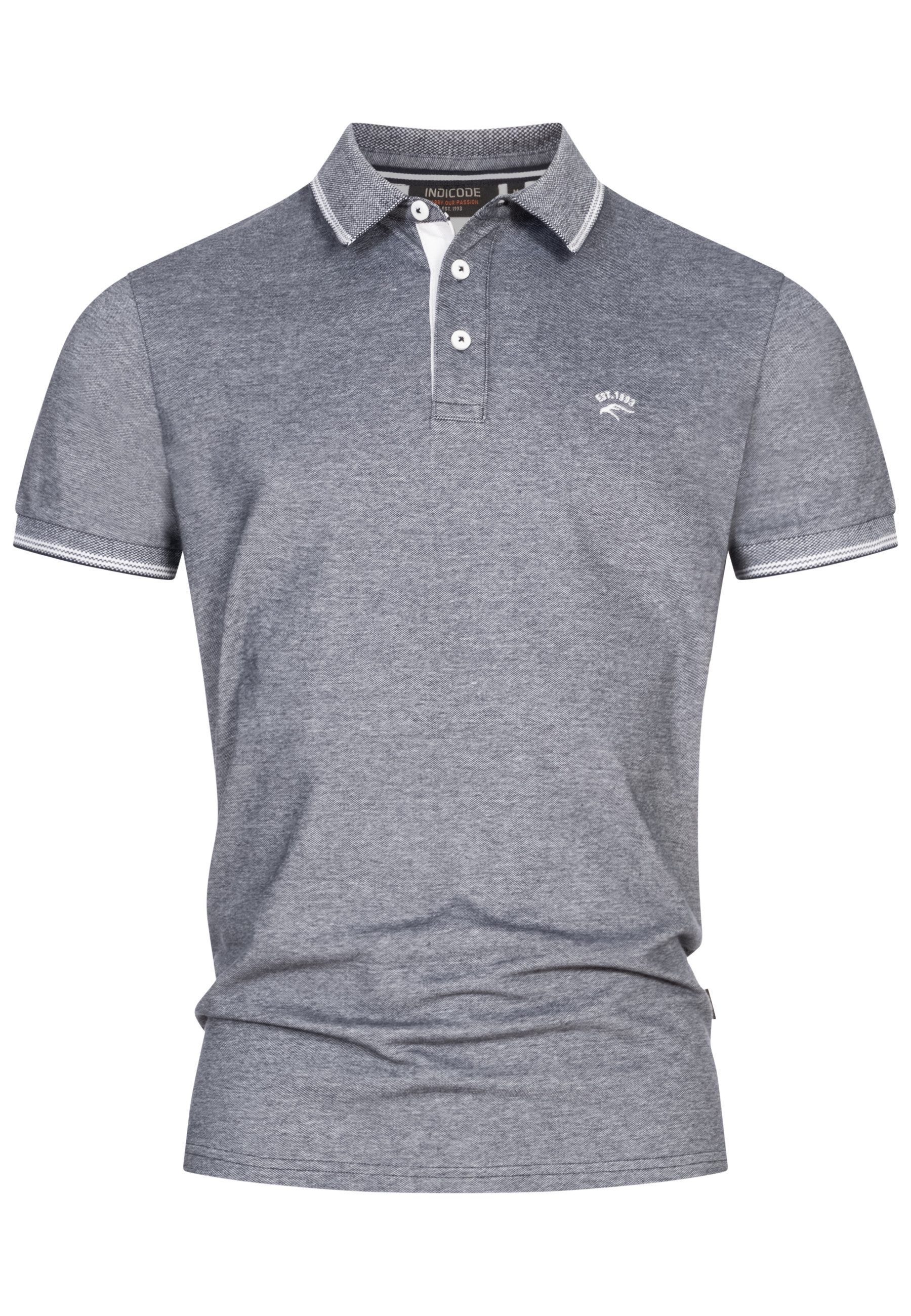 Indicode Poloshirt INSan Jose 100% Baumwolle günstig online kaufen