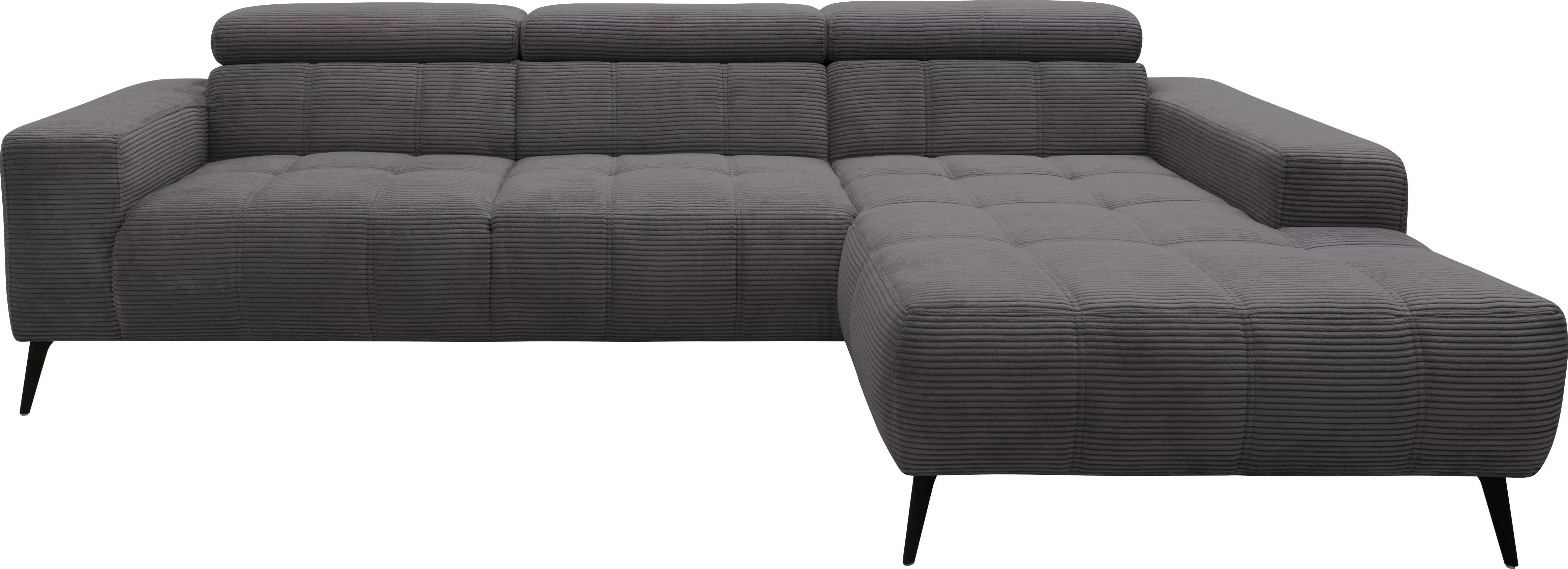 DOMO collection Ecksofa "Trento L-Form, mit Kufenfuß oder Einzelfuß", wahlw günstig online kaufen