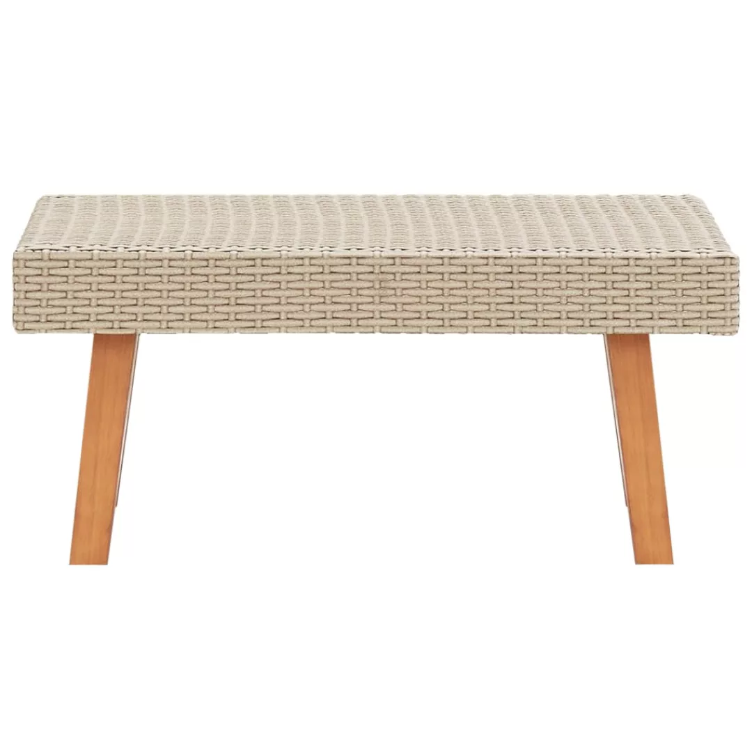 Garten-couchtisch Poly Rattan Beige günstig online kaufen