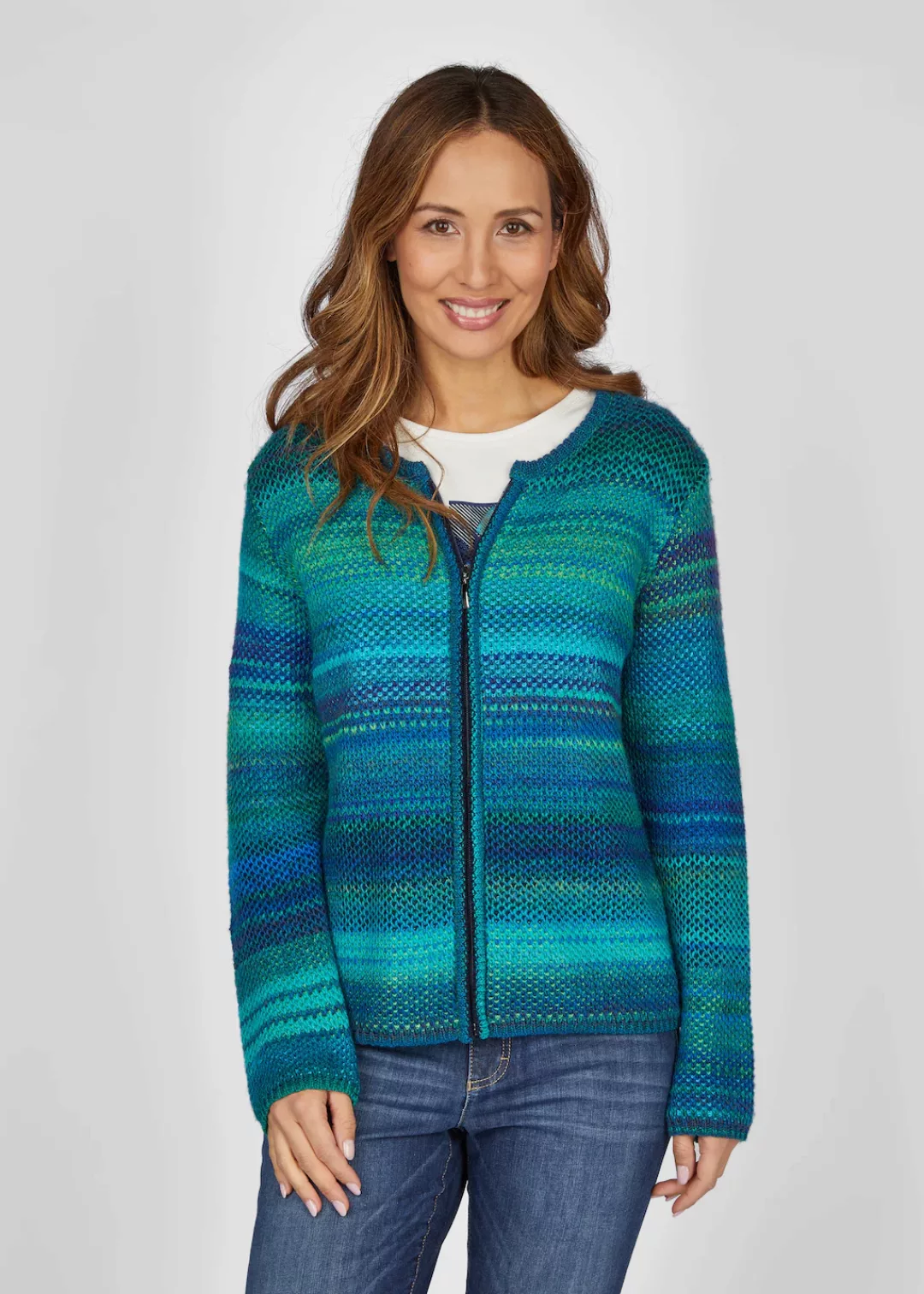 Rabe Strickjacke "Rabe Strickjacke mit Farbverlauf" günstig online kaufen