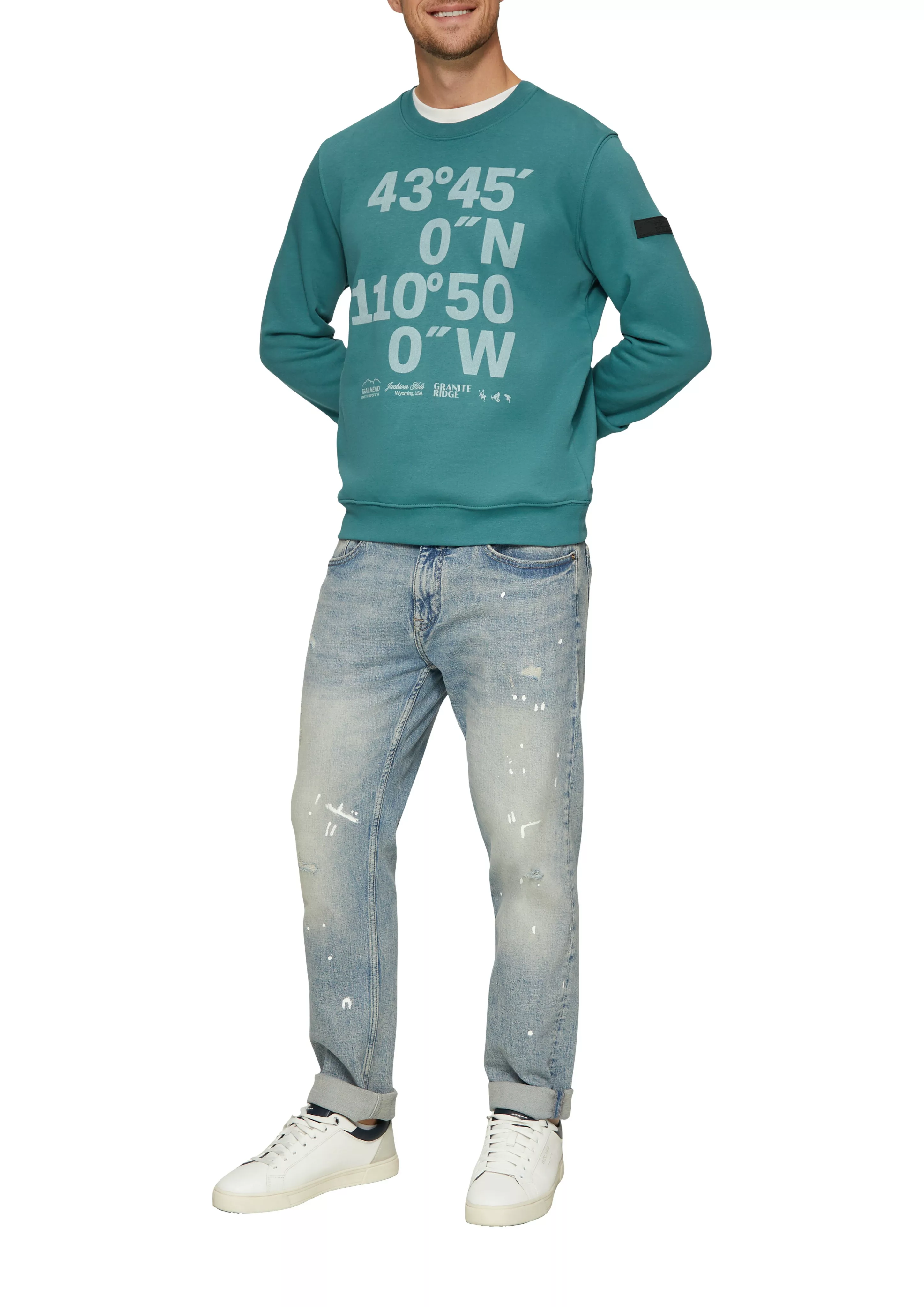 s.Oliver Sweatshirt mit Frontprint günstig online kaufen