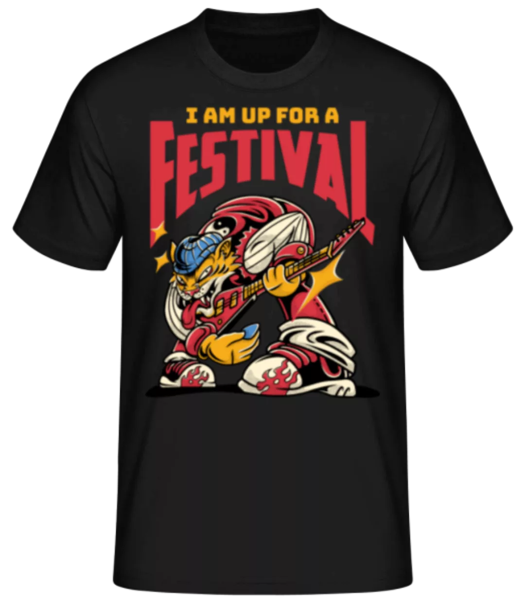 Up For A Festival · Männer Basic T-Shirt günstig online kaufen
