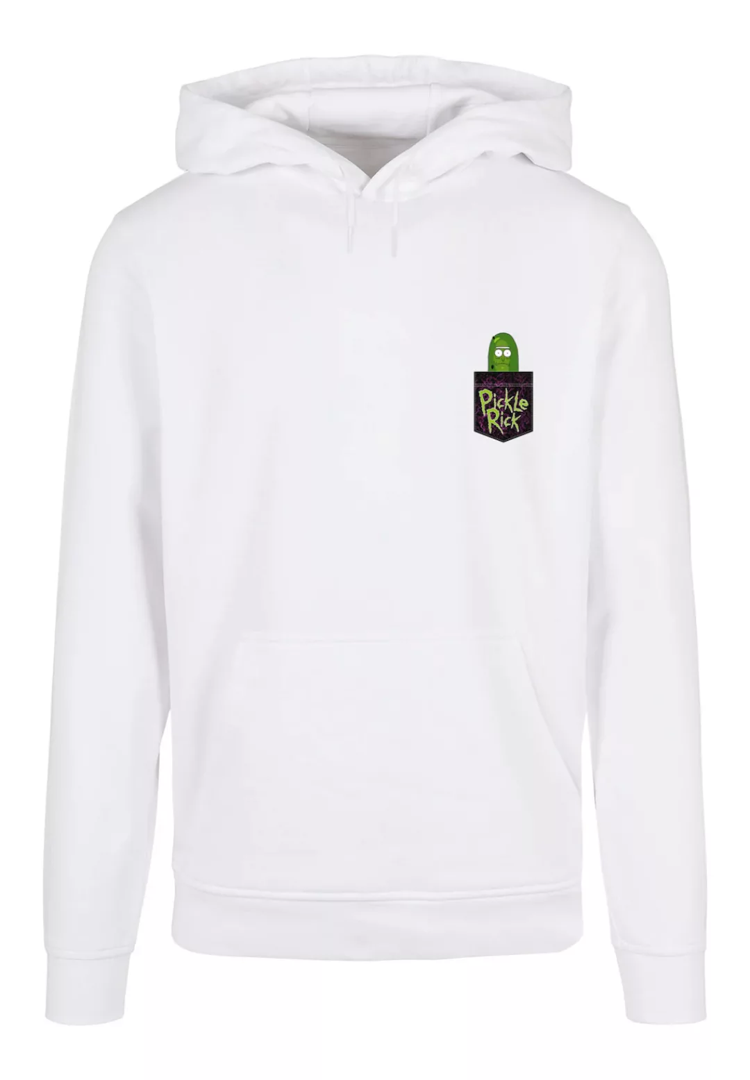 F4NT4STIC Kapuzenpullover "Rick und Morty Pickle Rick Brust Druck", Print günstig online kaufen