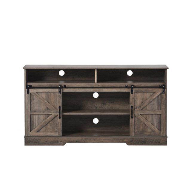 IDEASY TV-Schrank Farmhouse Großer Sideboard, Unterhaltungscenter (mit 2 kl günstig online kaufen