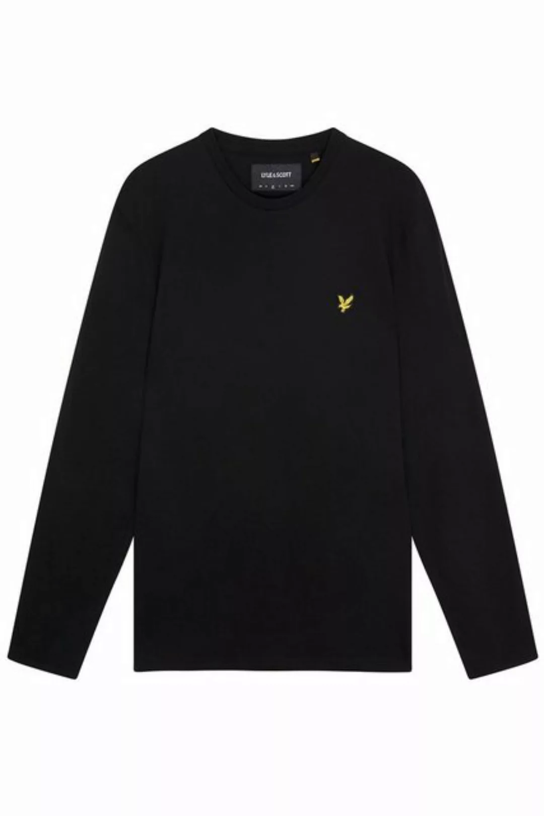 Lyle & Scott Langarmshirt 100% Baumwolle Gerader Schnitt günstig online kaufen