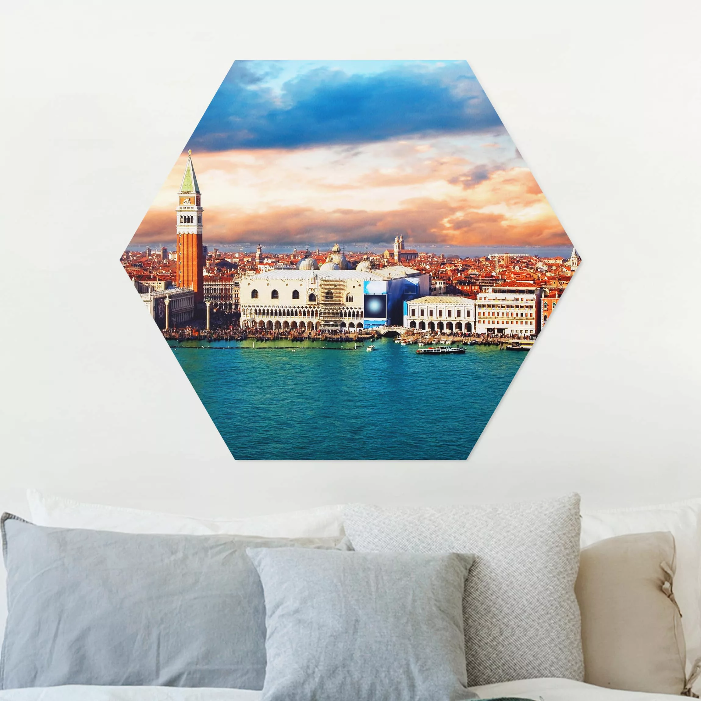 Hexagon-Alu-Dibond Bild Architektur & Skyline Venezia Eve günstig online kaufen