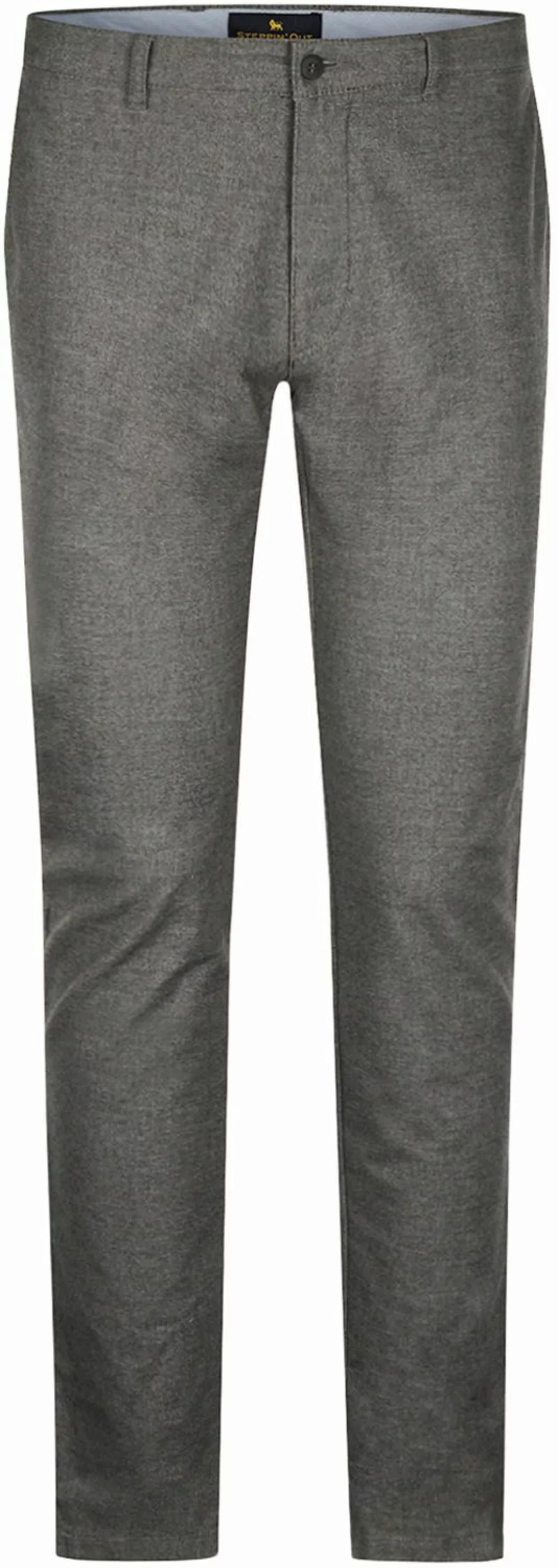 Steppin' Out Chino Newbury Melange Grau - Größe 52 günstig online kaufen