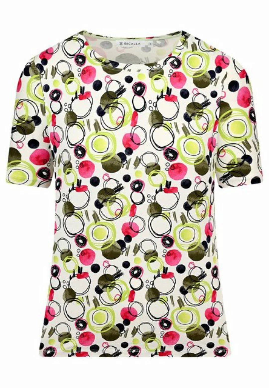 BICALLA T-Shirt Shirt Bubbles - 05/lime-pink (1-tlg) günstig online kaufen