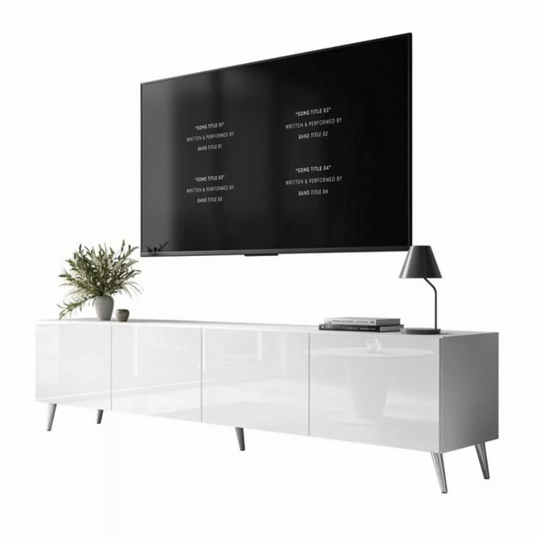 Lookway TV-Schrank AURA 200 auf Beinen TV-Schrank mit LED Beleuchtung Breit günstig online kaufen