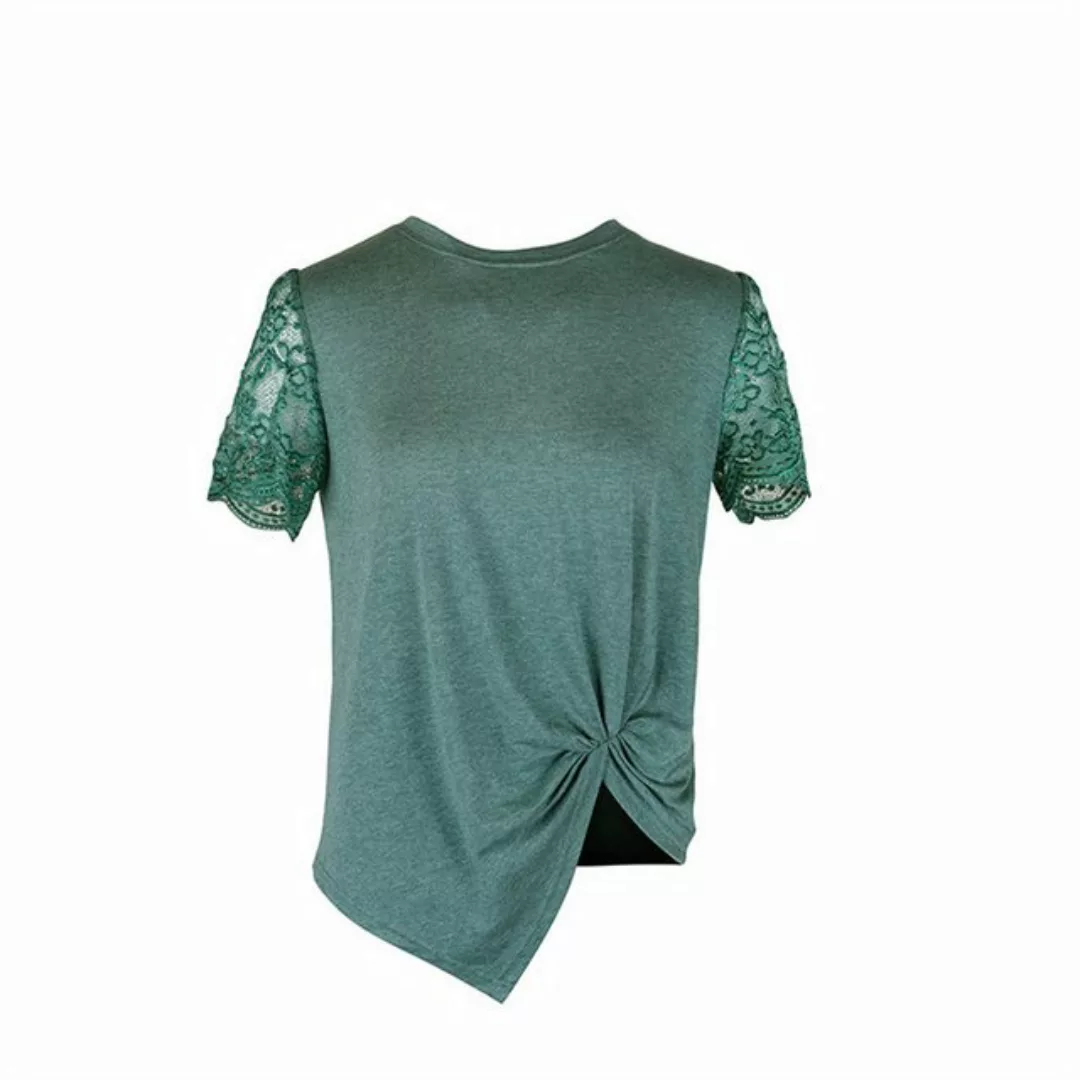 AFAZ New Trading UG Spitzentop Einfarbiges, kurzärmliges Damen-T-Shirt für günstig online kaufen