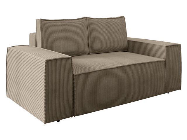 MIRJAN24 Schlafsofa Malaga Small Cord, mit Bettkasten und Schlaffunktion, R günstig online kaufen