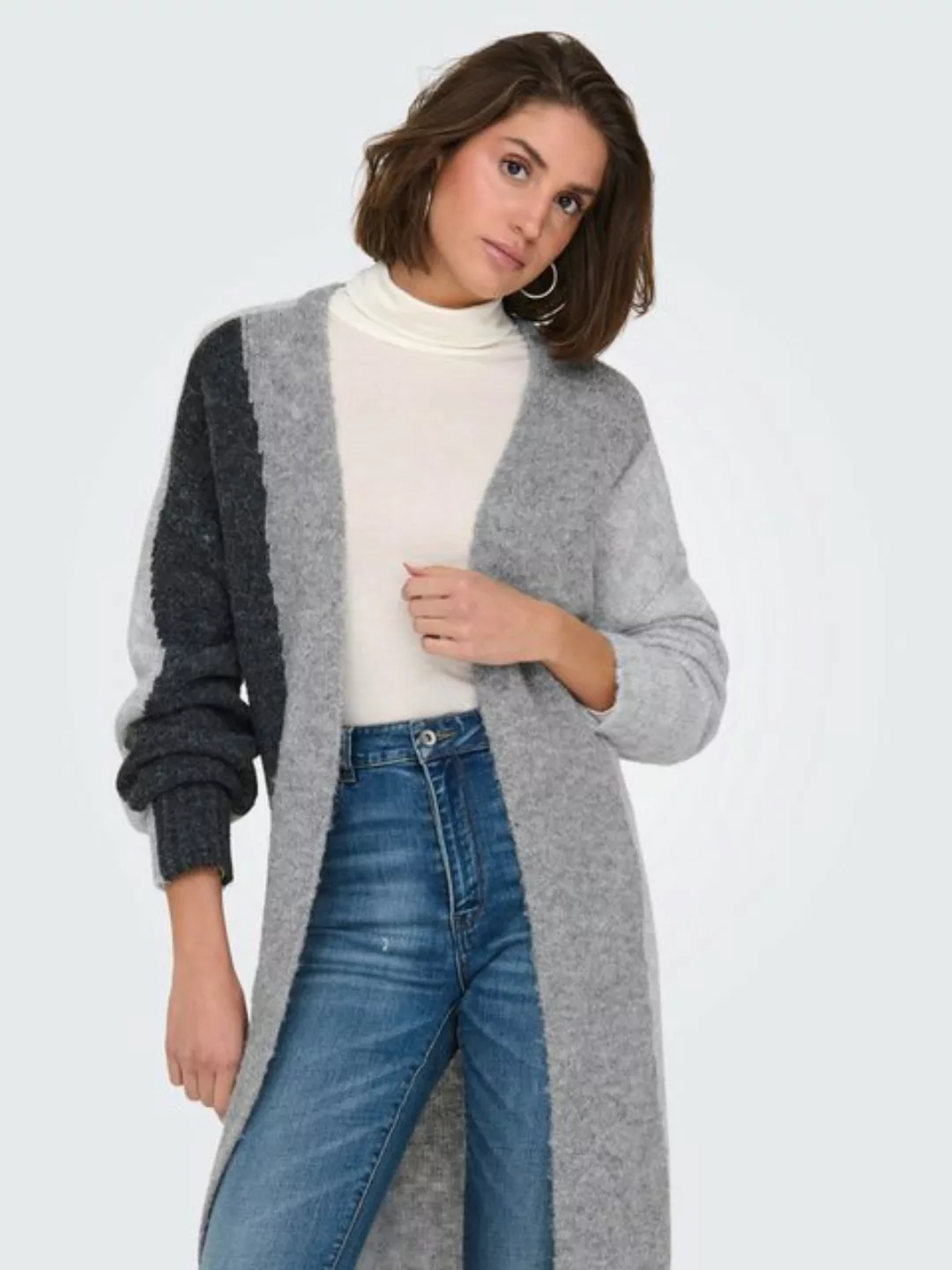 ONLY Strickjacke ONLGRO LIFE LS BLOCK CARDIGAN KNT günstig online kaufen