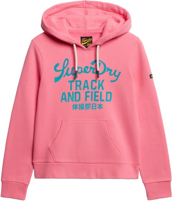 Superdry Kapuzensweatshirt VARSITY FLOCKED GRAPHIC HOODIE günstig online kaufen