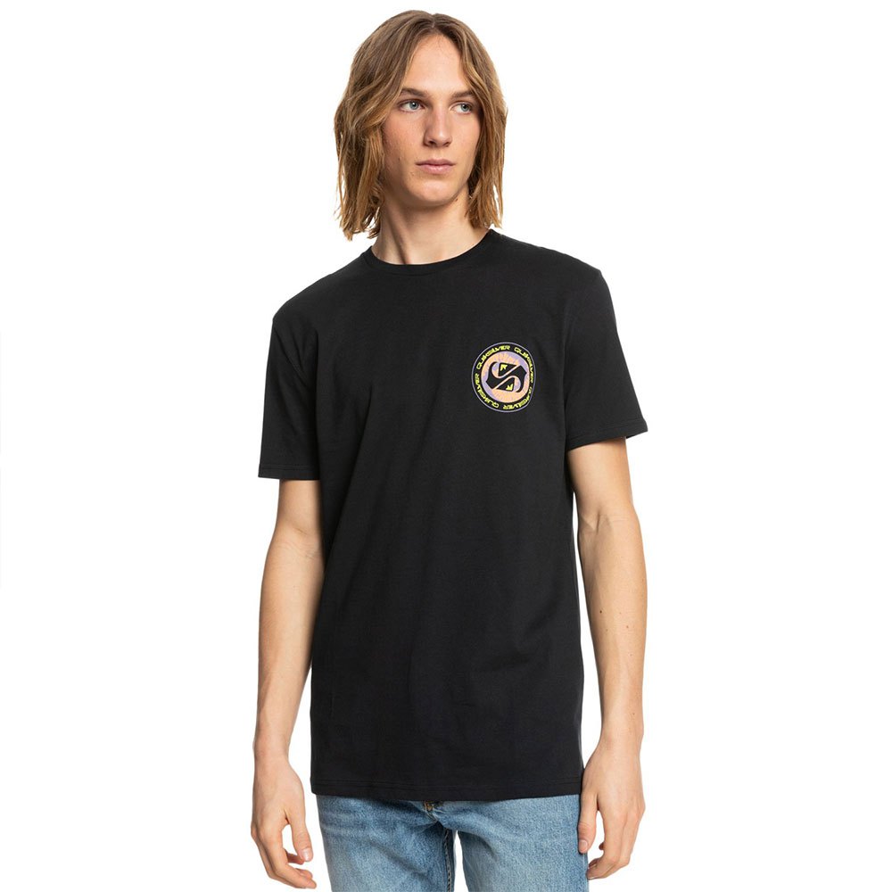 Quiksilver Golden Record Kurzärmeliges T-shirt M Black günstig online kaufen