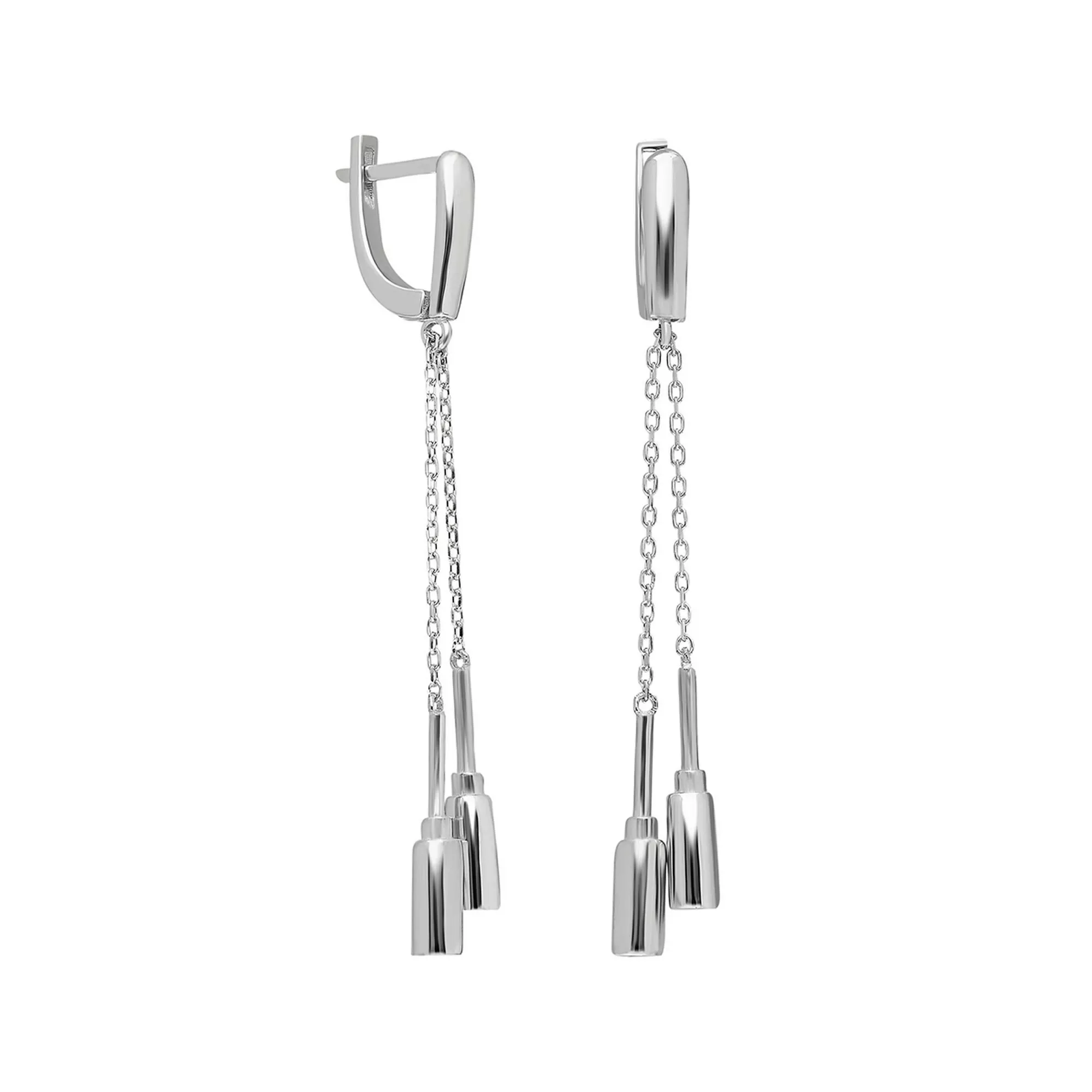 dKeniz Paar Ohrhänger "925/- Sterling Silber rhodiniert Glänzend 4,5cm Zirk günstig online kaufen