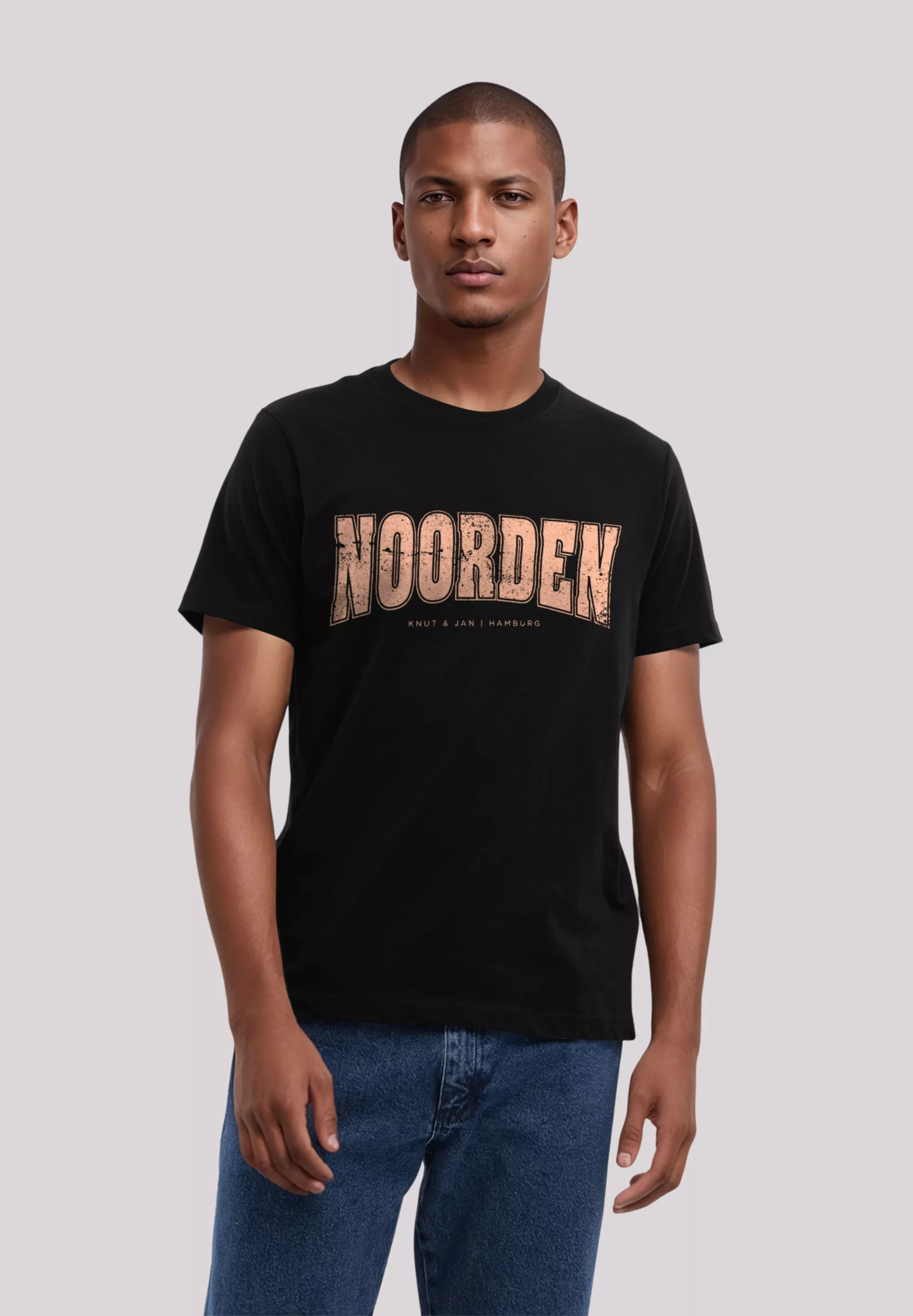 F4NT4STIC T-Shirt "Knut & Jan Hamburg Noorden Collegiate", Premium Qualität günstig online kaufen