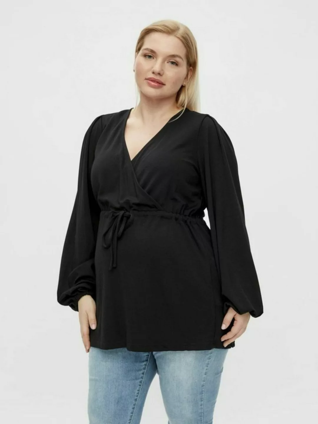 Mamalicious Curve Langarmshirt MLPICAS TESS (1-tlg) Weiteres Detail günstig online kaufen