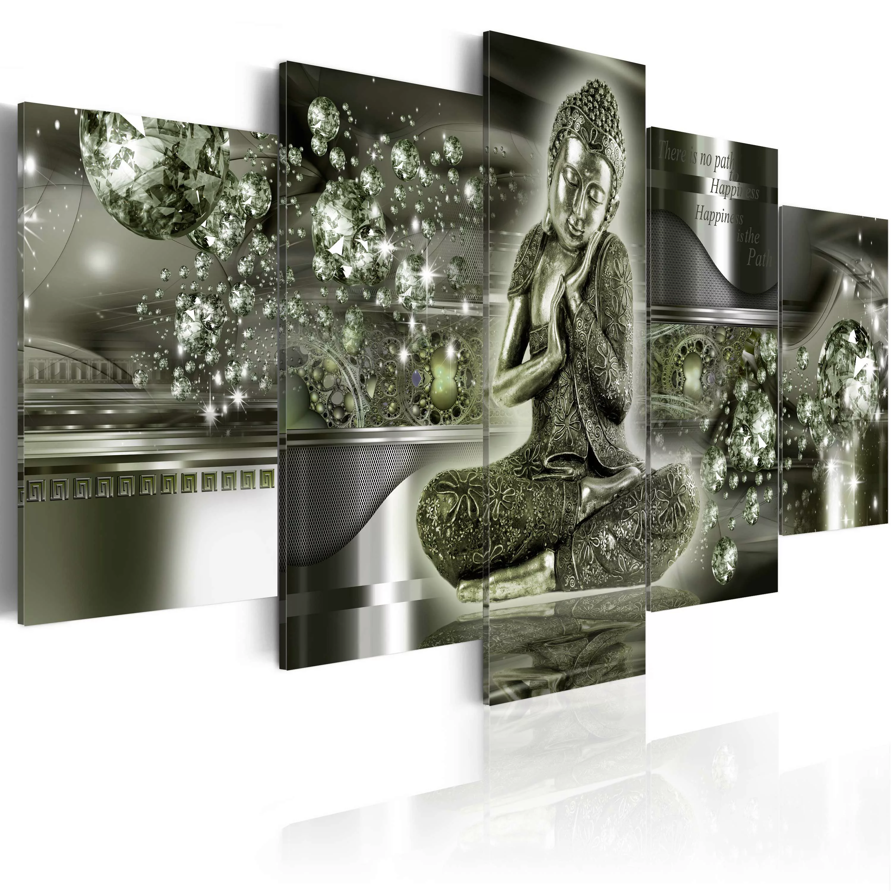 Wandbild - Emerald Budda günstig online kaufen