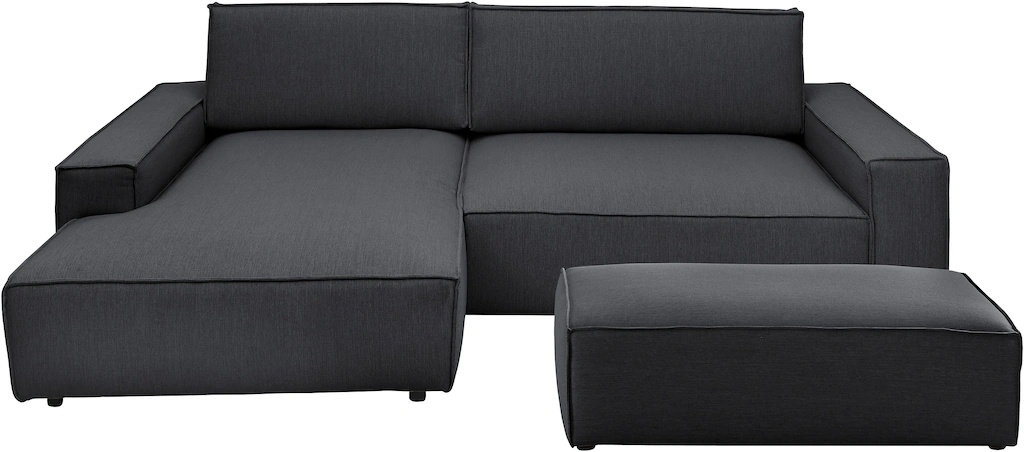 Home affaire Polsterecke "NEU: SHERWOOD XXL tief, L-Form mit Schlaffunktion günstig online kaufen