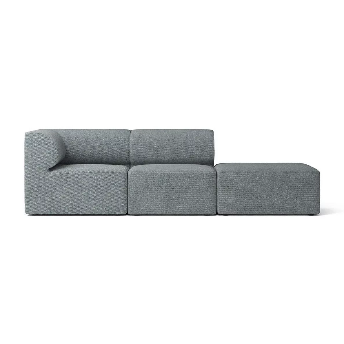 Menu - Eave 86 Modular 3-Sitzer Sofa Armlehne links - blau/Stoff Kvadrat Sa günstig online kaufen