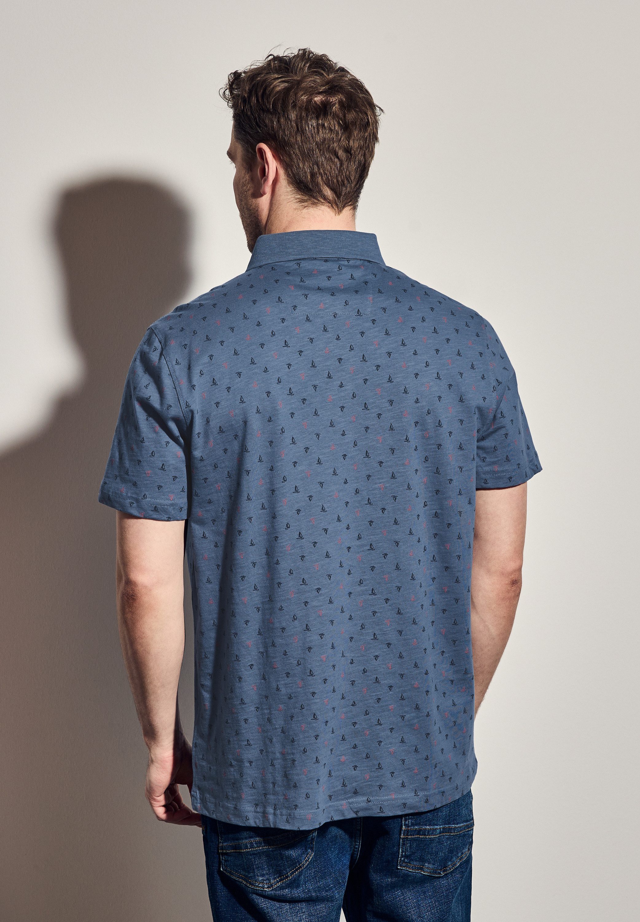 STREET ONE MEN Poloshirt, aus reiner Baumwolle günstig online kaufen