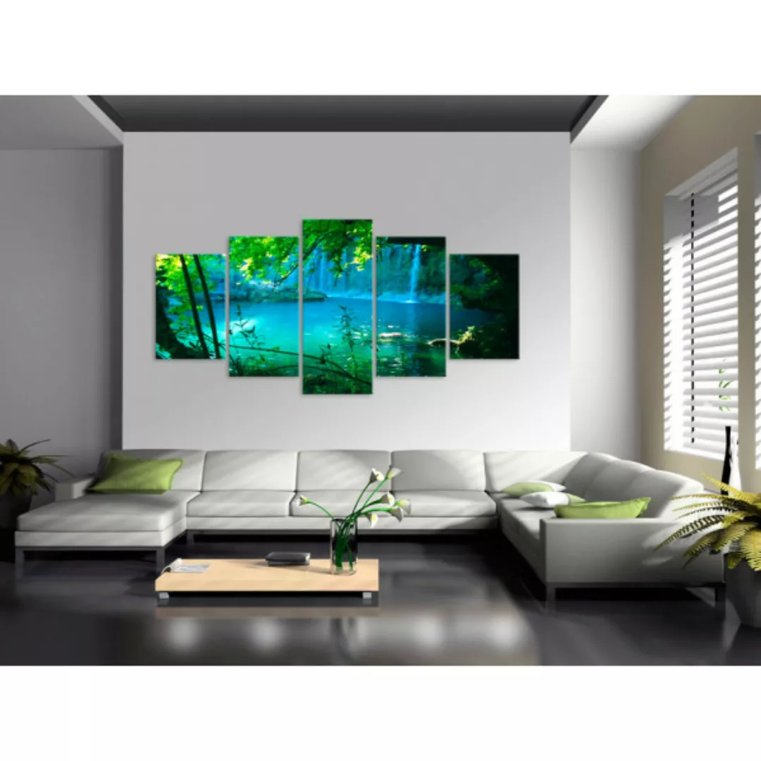 Wandbild Turquoise seclusion XXL günstig online kaufen